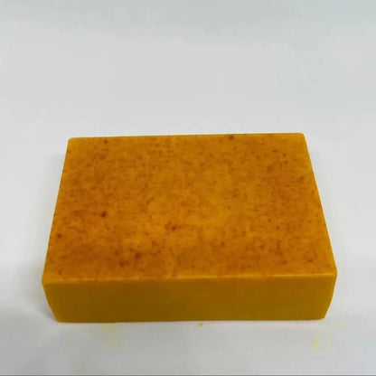 Savon fait à la main au curcuma, savon à l'acide kojique au citron, savon de douche et pour le visage, nettoyage en profondeur pour les soins de la peau du visage et du corps, 100g Marvella